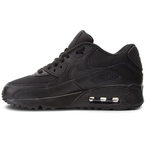 Nike Air Max 90 Mesh (GS) Kids Sneaker Black 833418 001, 